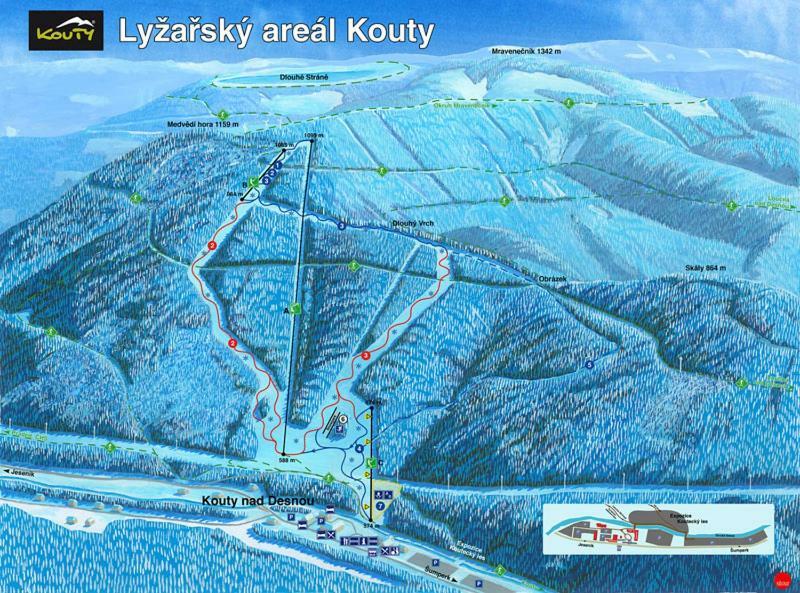 Chata Koutik Loučná nad Desnou Kültér fotó